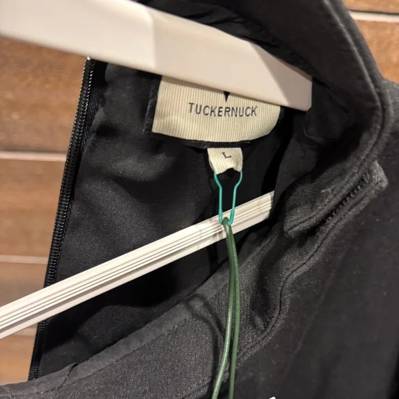 NWT Tuckernuck Women’s Black Feather Mod Ellie Dress size Large - Picture 3 of 4